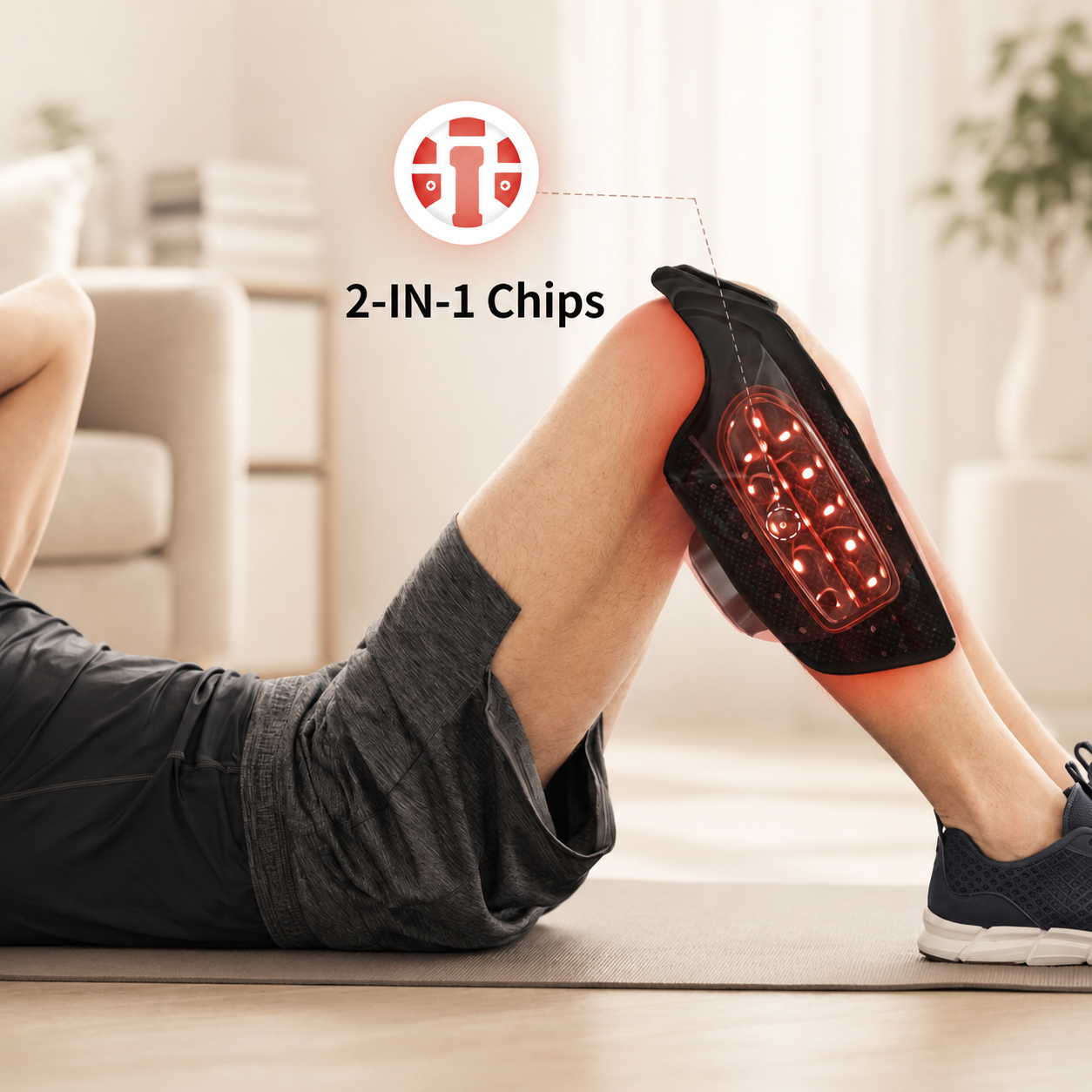 Cordless Foot Ankle Therapy Wrap For Pain Stiffness And Recovery