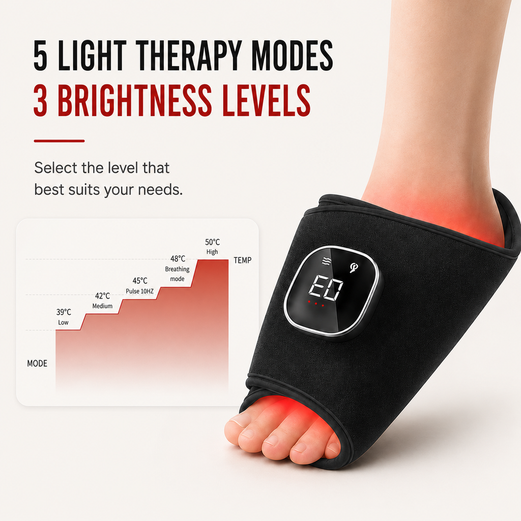 Cordless Foot Ankle Therapy Wrap For Pain Stiffness And Recovery