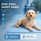 ChillDog Pressure Activated Self Cooling Pet Mat For Indoor Or Outdoor Use