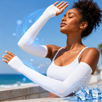 IceSleeve Cooling Arm Wear With Ice Silk And UPF50 Plus For Active Outdoors