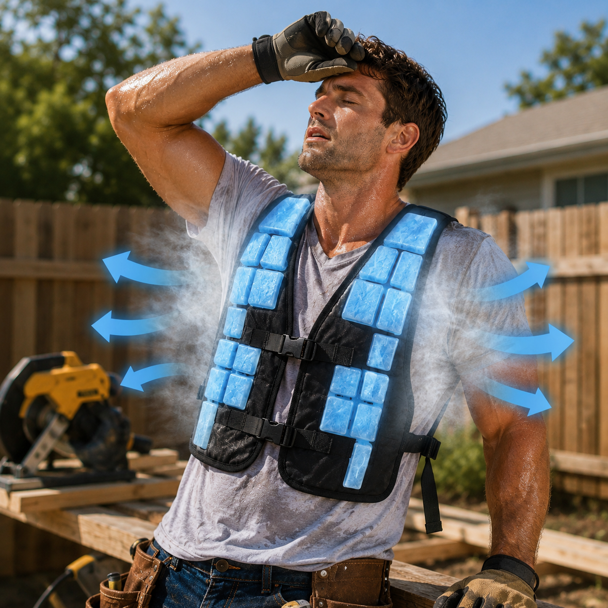 PhaseCore Pro Cooling Vest With Phase Change For Four Hours