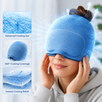 Chill Eye Mask And Gel Cap Set For Restful Sleep Comfort