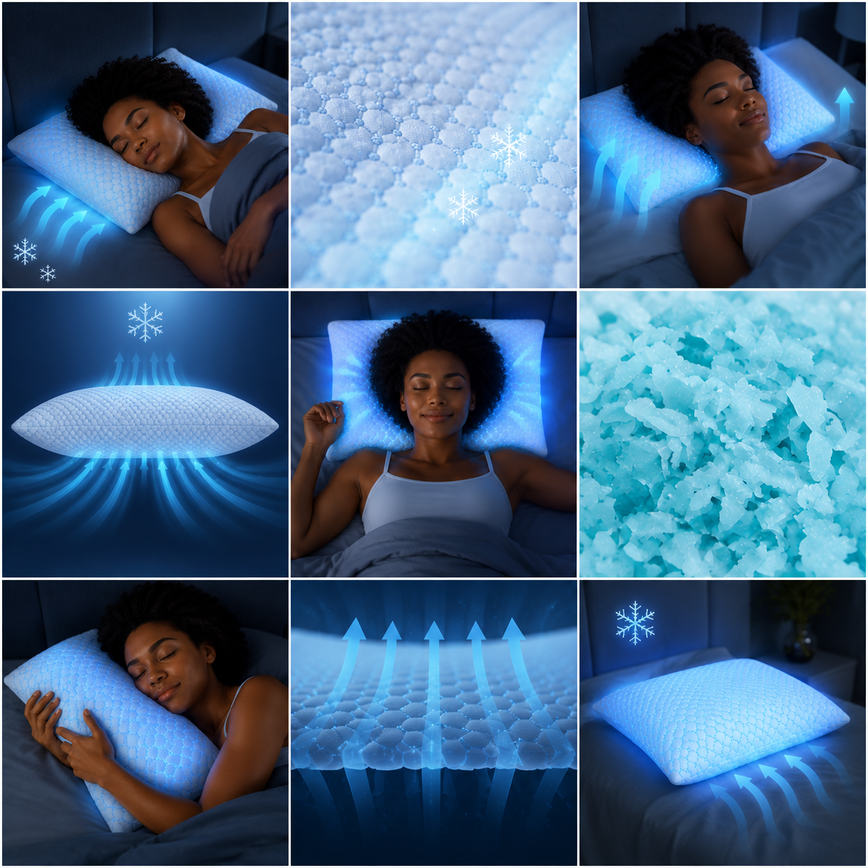 BambooRest Memory Foam Pillow With Cooling Bamboo Cover For Neck Support