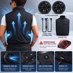 AeroVest Dual-Fan Cooling Vest For Outdoor Work And Heat Relief