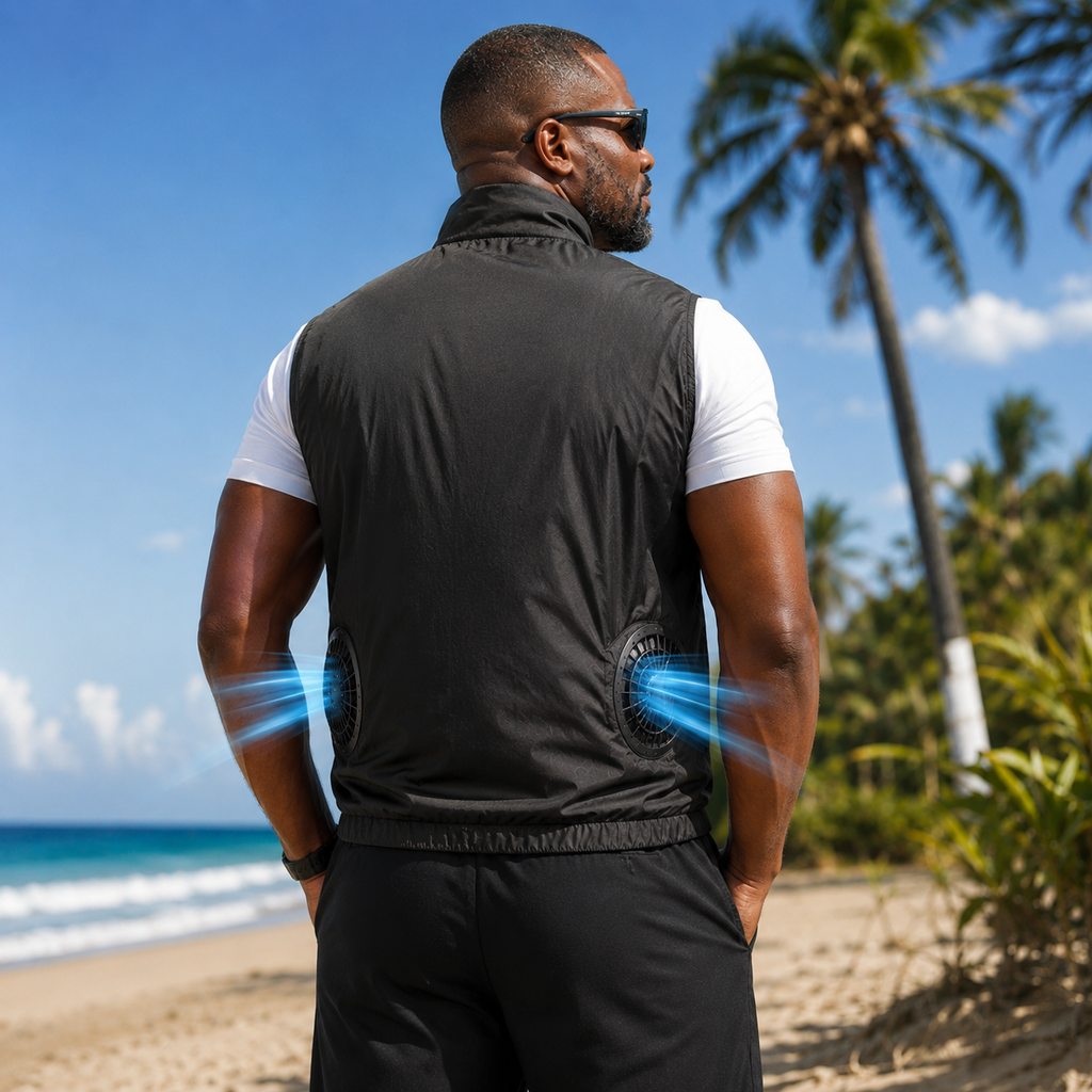AeroVest Dual-Fan Cooling Vest For Outdoor Work And Heat Relief