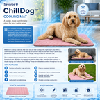 ChillDog Pressure Activated Self Cooling Pet Mat For Indoor Or Outdoor Use