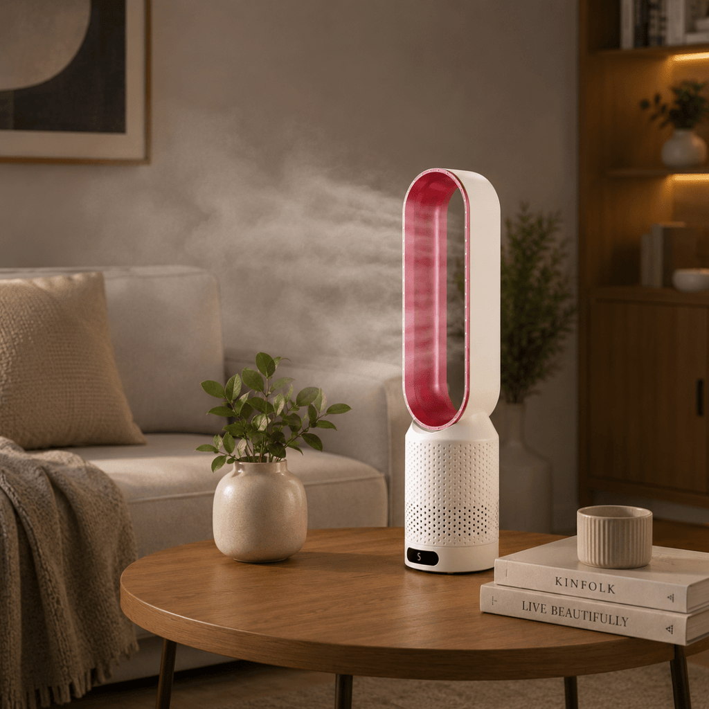 Věžový ventilátor 3 v 1 pro chladné a příjemné proudění vzduchu v domácnosti