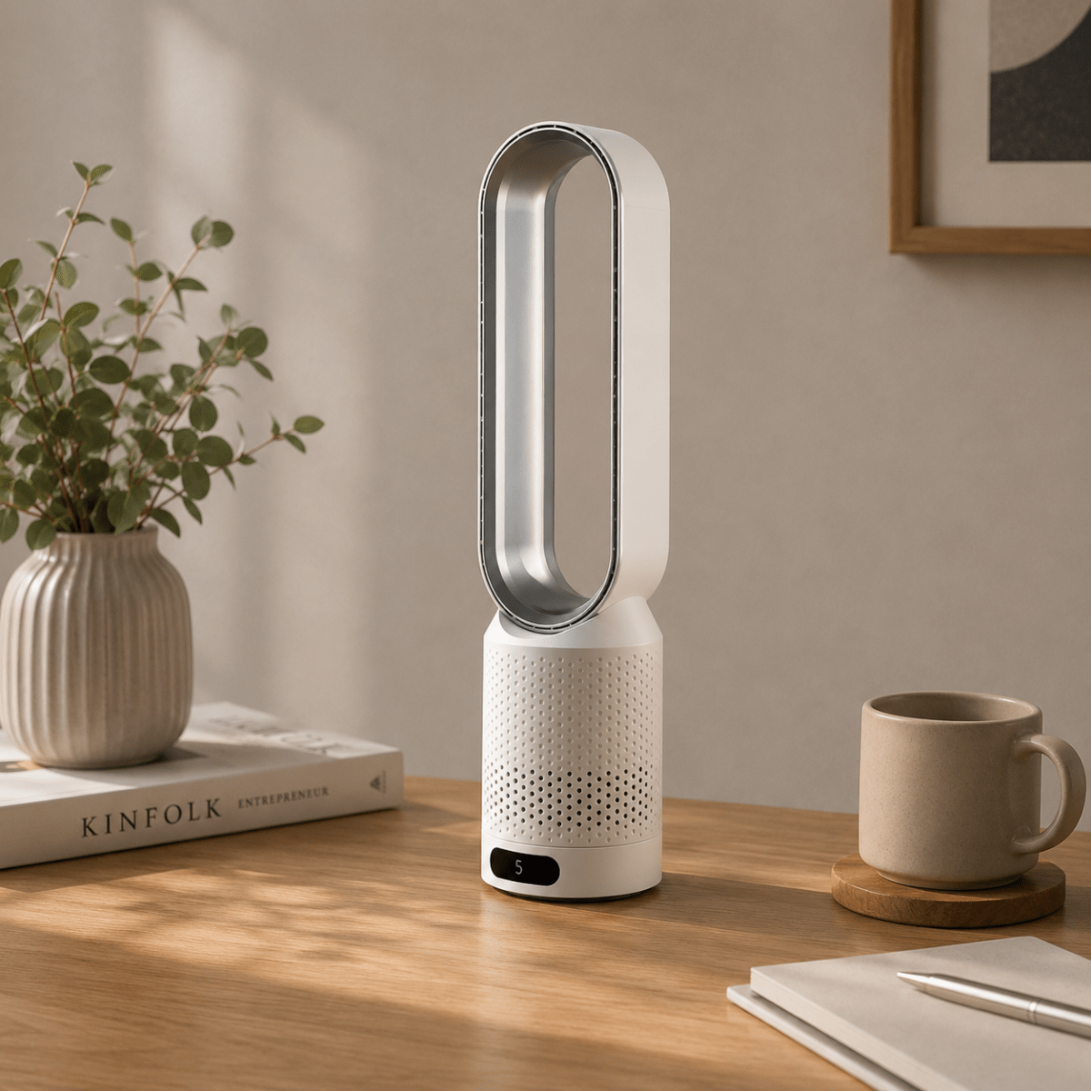Věžový ventilátor 3 v 1 pro chladné a příjemné proudění vzduchu v domácnosti