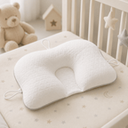 Lullabo Ergonomic Baby Pillow With Breathable Mesh Back Panel