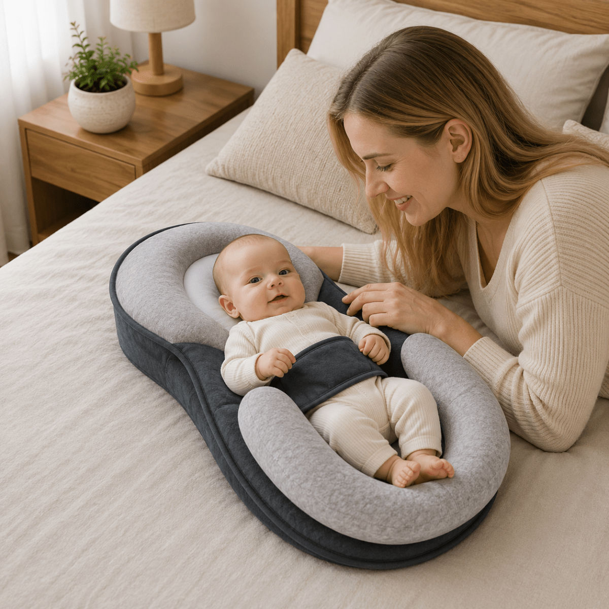 Ergonomický polštářek pro miminka Littlehaven pro jemný a klidný spánek