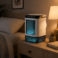 Hordozható hűsítő ventilátor frissítő permetezőfunkcióval | Fioriscas