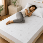 Cooling fitted sheet for fresh and comfortable sleep | Fioriscas