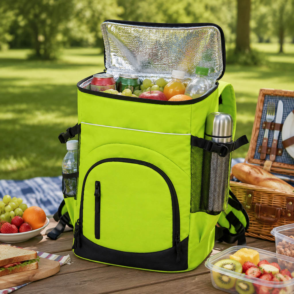 Insulated Cooler Backpack for Fresh Drinks and Snacks On the Go | Fioriscas