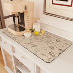 超吸水コーヒーバーマット 防汚・速乾・簡単お手入れ | Fioriscas