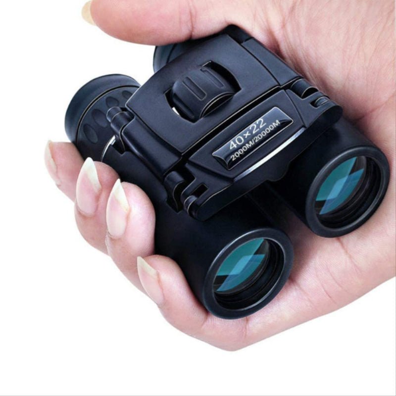 Compact 2000M binoculars with 40x magnification & BAK4 glass for clear long-distance viewing - Fioriscas