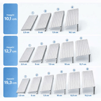 Lightweight Aluminum Threshold Ramp for Safe Barrier-Free Access | Fioriscas