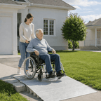 Lightweight Aluminum Threshold Ramp for Safe Barrier-Free Access | Fioriscas