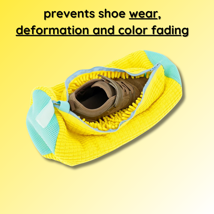 Lot de 2 sacs de lavage pour chaussures, pour protéger le linge à la maison | Fioriscas