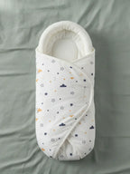Svøb til baby i ren bomuld med hætte | Fioriscas