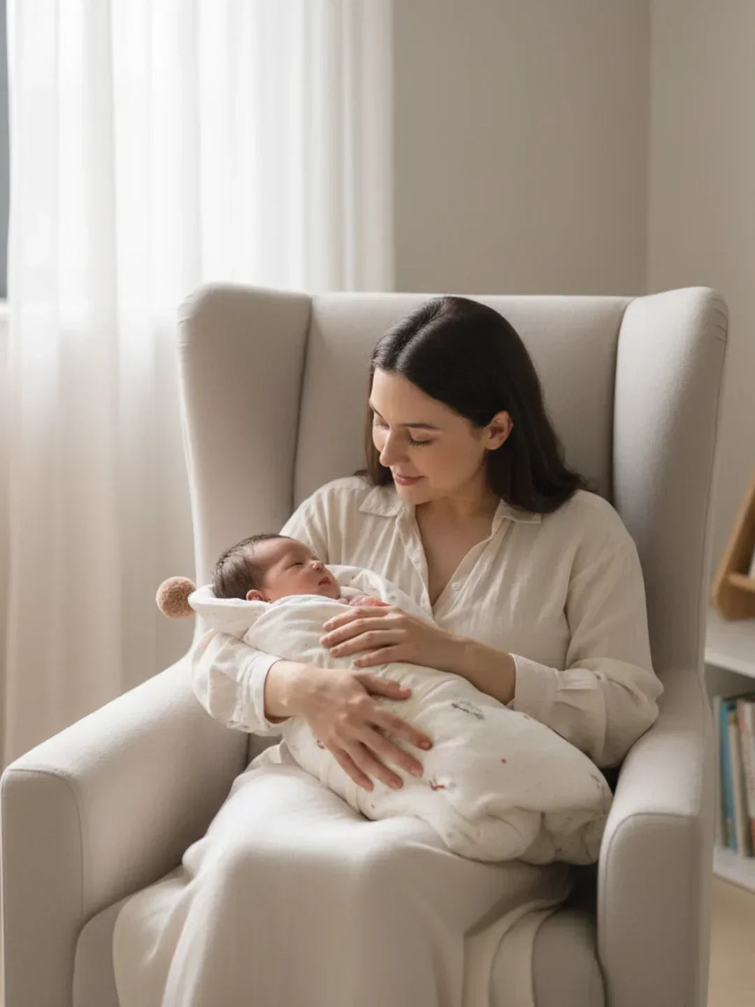 Extra große Puckdecke aus reiner Baumwolle für Babys | Fioriscas