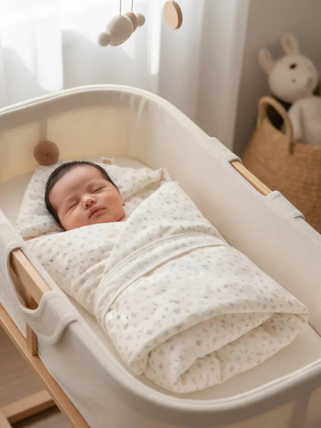 Extra große Puckdecke aus reiner Baumwolle für Babys | Fioriscas