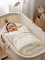 Extra große Puckdecke aus reiner Baumwolle für Babys | Fioriscas