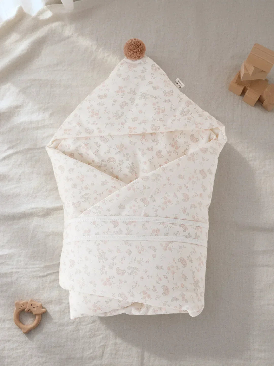 Extra große Puckdecke aus reiner Baumwolle für Babys | Fioriscas