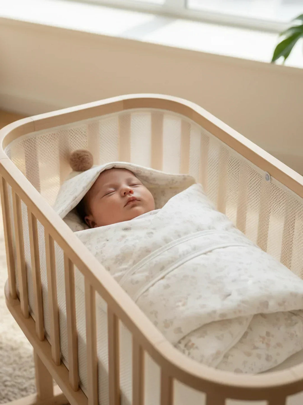 Extra große Puckdecke aus reiner Baumwolle für Babys | Fioriscas
