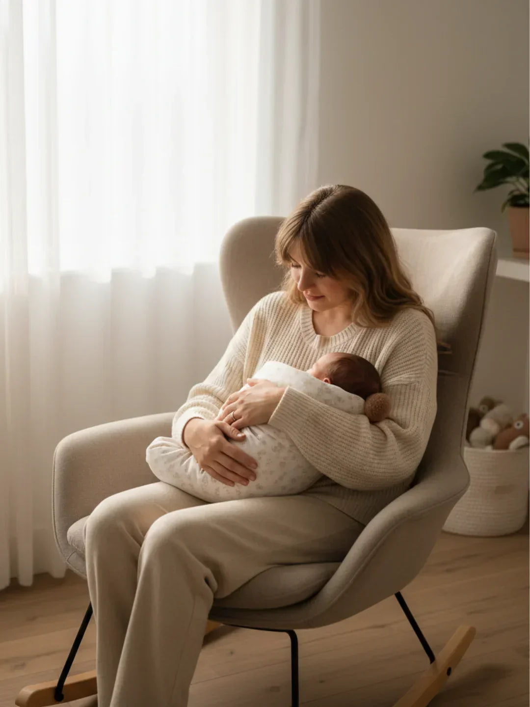 Extra große Puckdecke aus reiner Baumwolle für Babys | Fioriscas