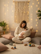 Extra große Puckdecke aus reiner Baumwolle für Babys | Fioriscas
