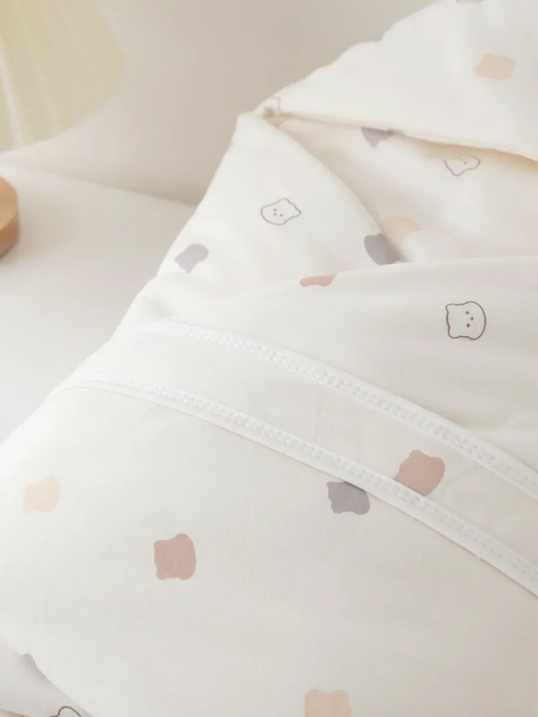 Extra große Puckdecke aus reiner Baumwolle für Babys | Fioriscas