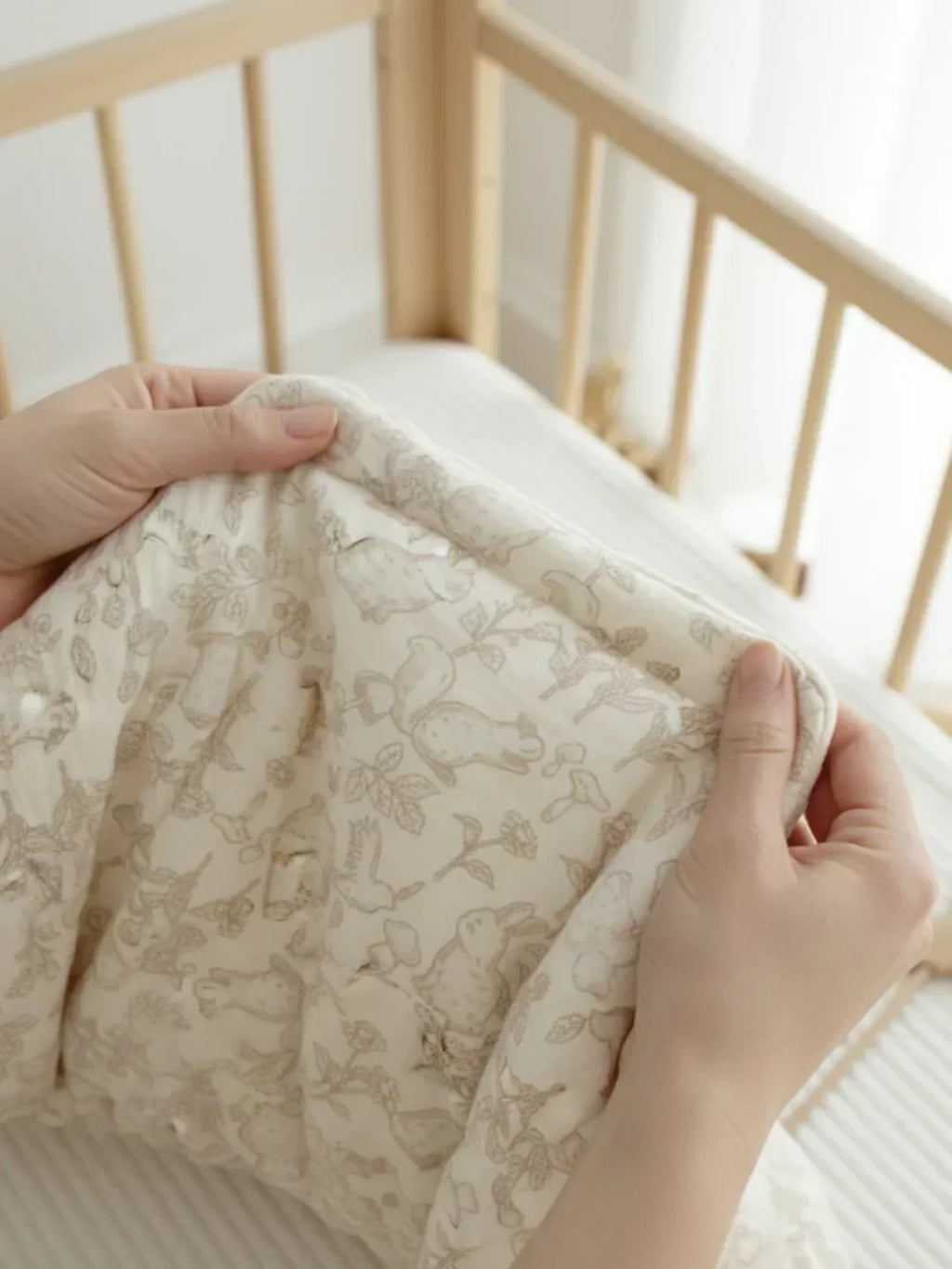 Coperta fascia porta bebè premium in 100% cotone | Fioriscas