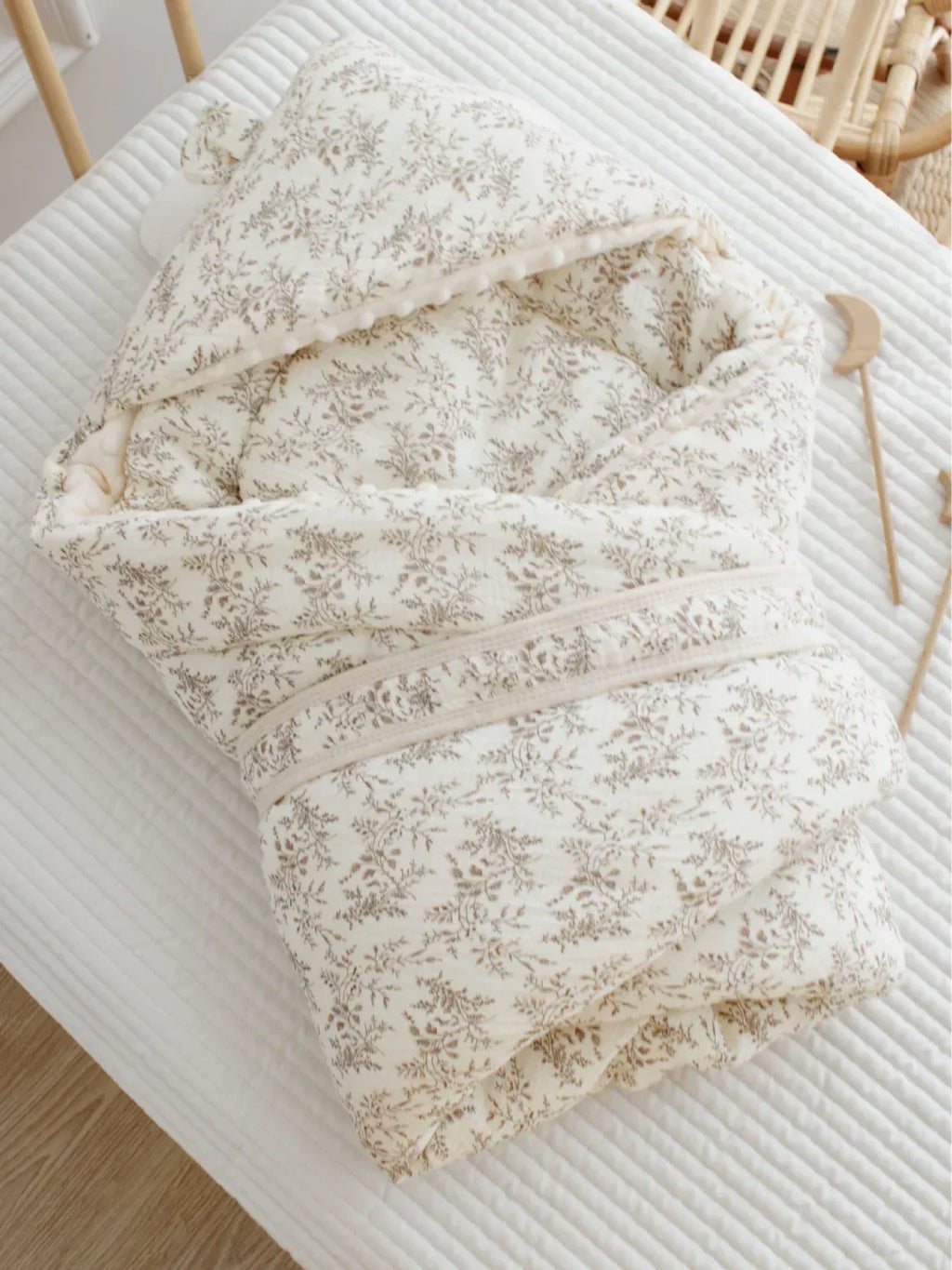 Coperta fascia porta bebè premium in 100% cotone | Fioriscas