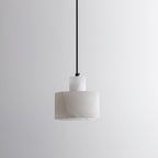 Alabaster Pendelleuchte Doppelte zylindrische Form | Fioriscas