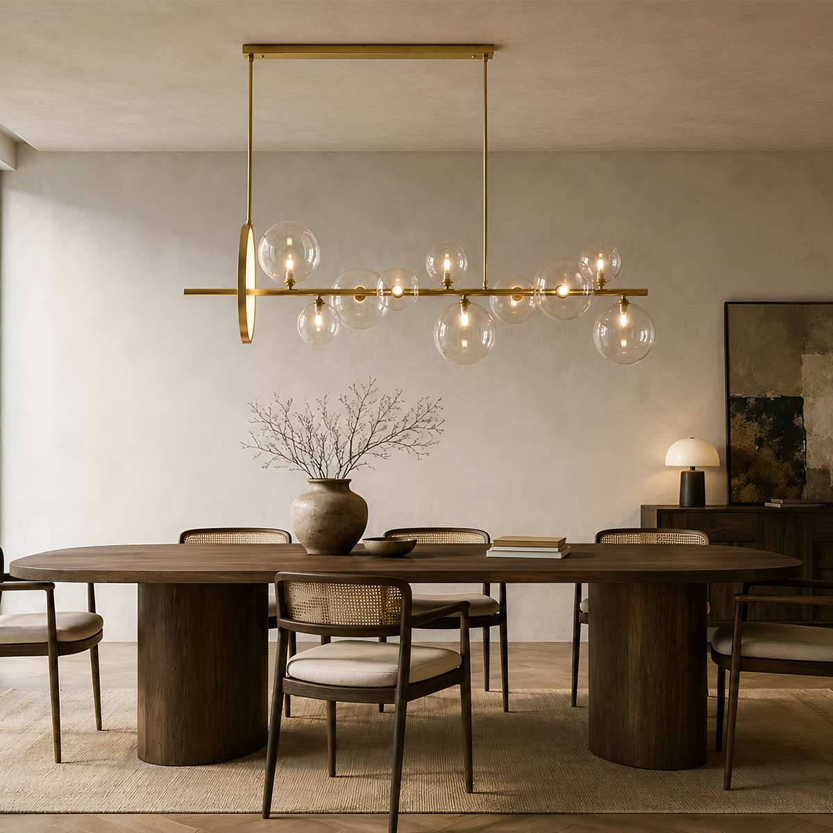 NovaLume Orbit LED kroonluchter voor moderne woon- en eetkamers  