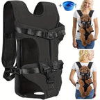 Front-Carry Dog Backpack Carrier For Hiking And Outdoor Trips
