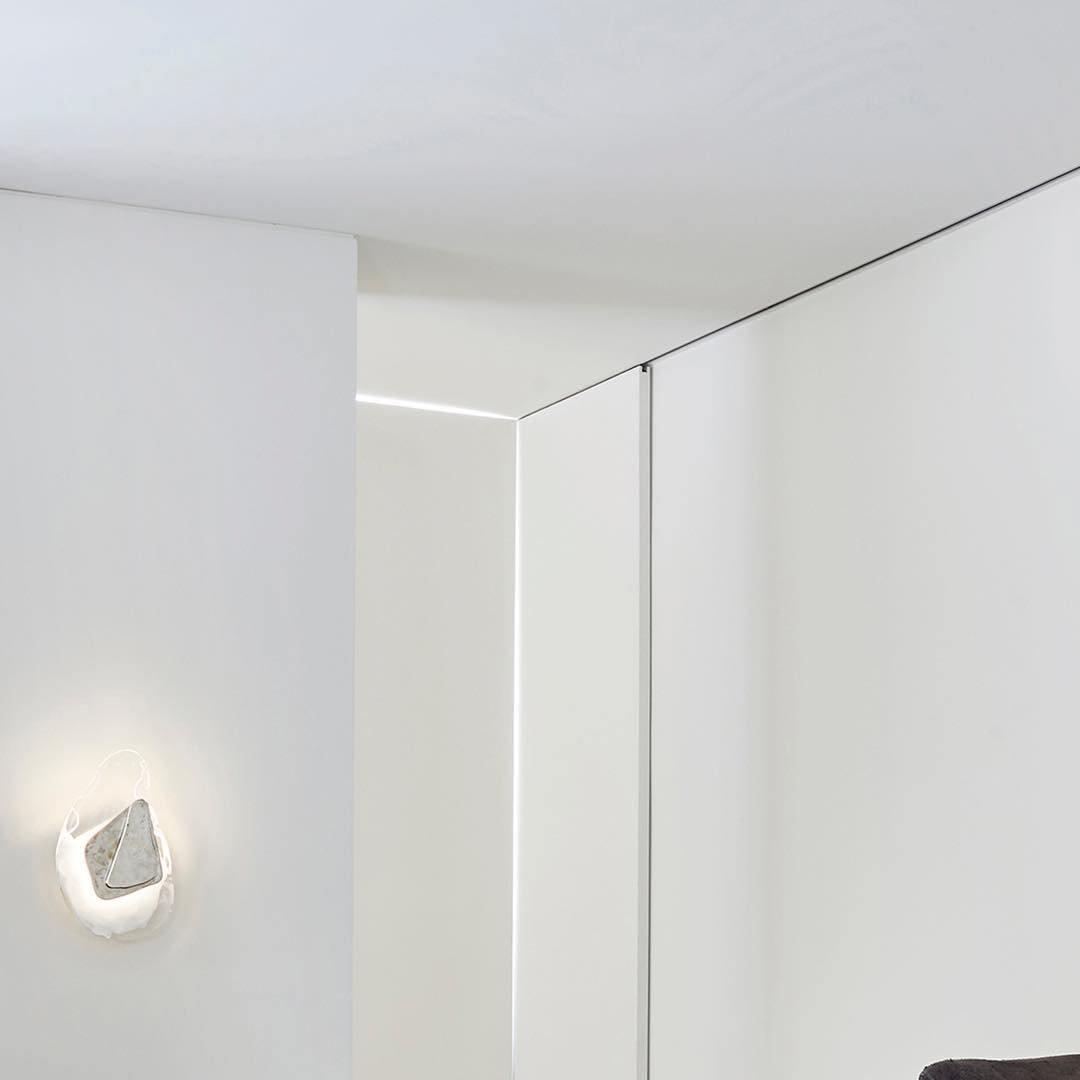 Beatrice Künstlerische schwarze Glas-Wandlampe | Fioriscas