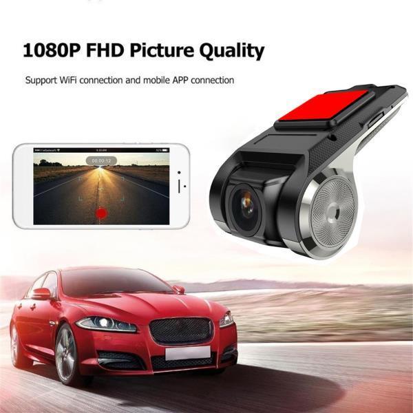 Duální přední a zadní kamera do auta, Full HD 1080p s parkovacím režimem