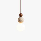 Ball Travertin Hängeleuchte | Fioriscas