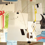 Ingo Maurer Zettel'z 6 Pendant | Personalizable Paper Chandelier, DIY Hanging Note Fixture