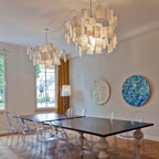 Ingo Maurer Zettel'z 6 Pendant | Personalizable Paper Chandelier, DIY Hanging Note Fixture