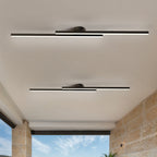 Ultra-Slim LED Semi-Flush Ceiling Light in Aluminum, LumenVale