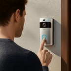 Intelligent video doorbell for home with HD night vision & live two-way audio - Fioriscas