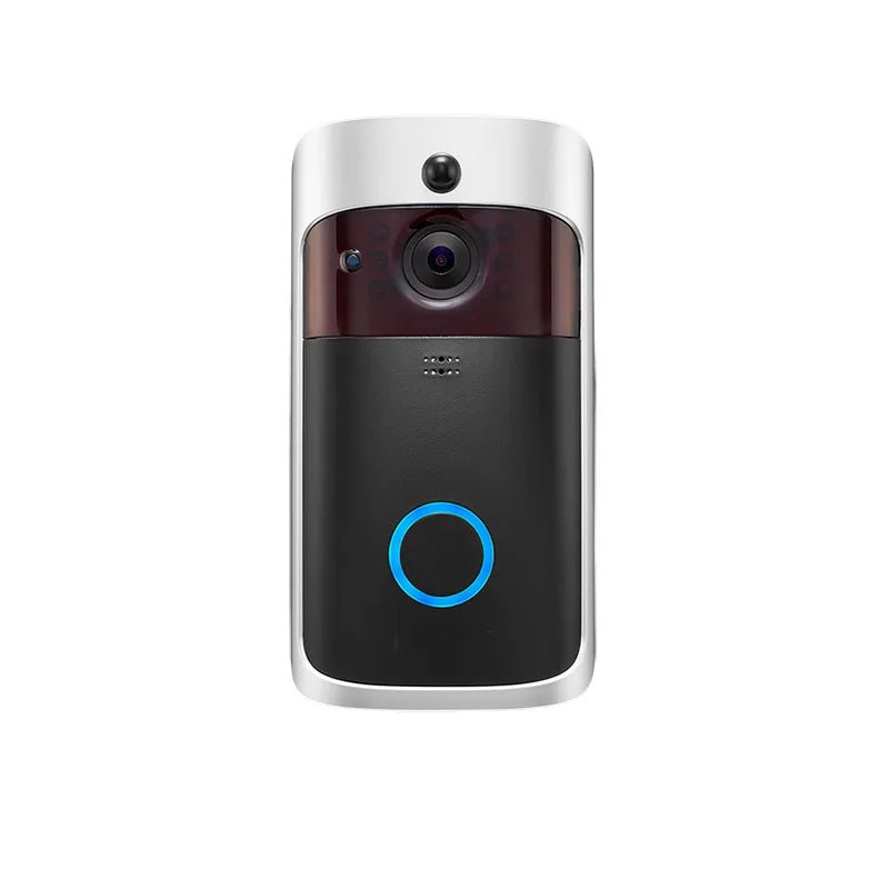 Intelligent video doorbell for home with HD night vision & live two-way audio - Fioriscas