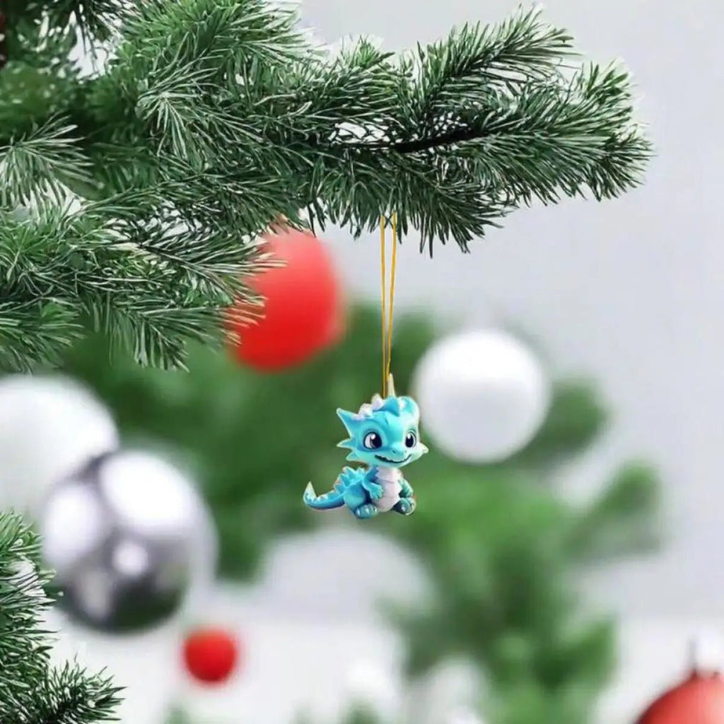Calendário do Advento do dragão de 24 dias com pendentes adoráveis - Fioriscas