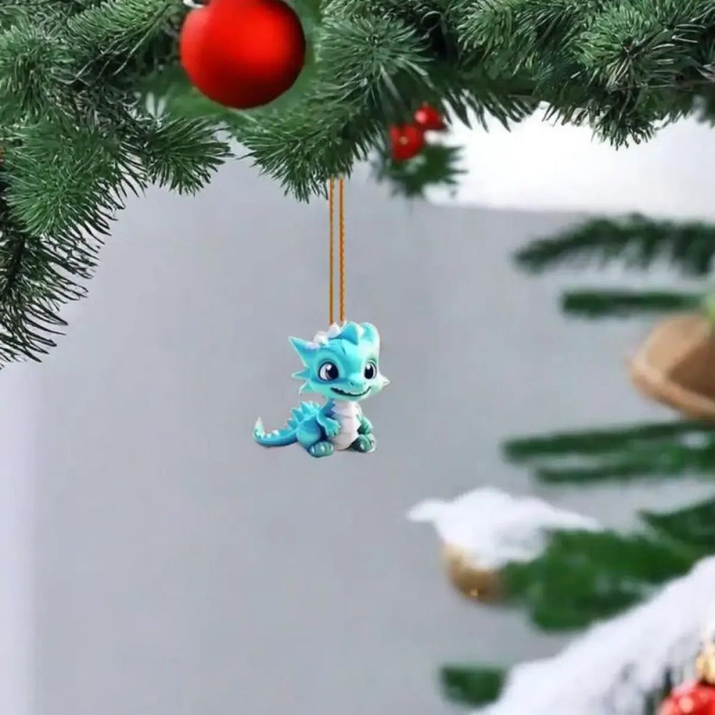 Calendário do Advento do dragão de 24 dias com pendentes adoráveis - Fioriscas