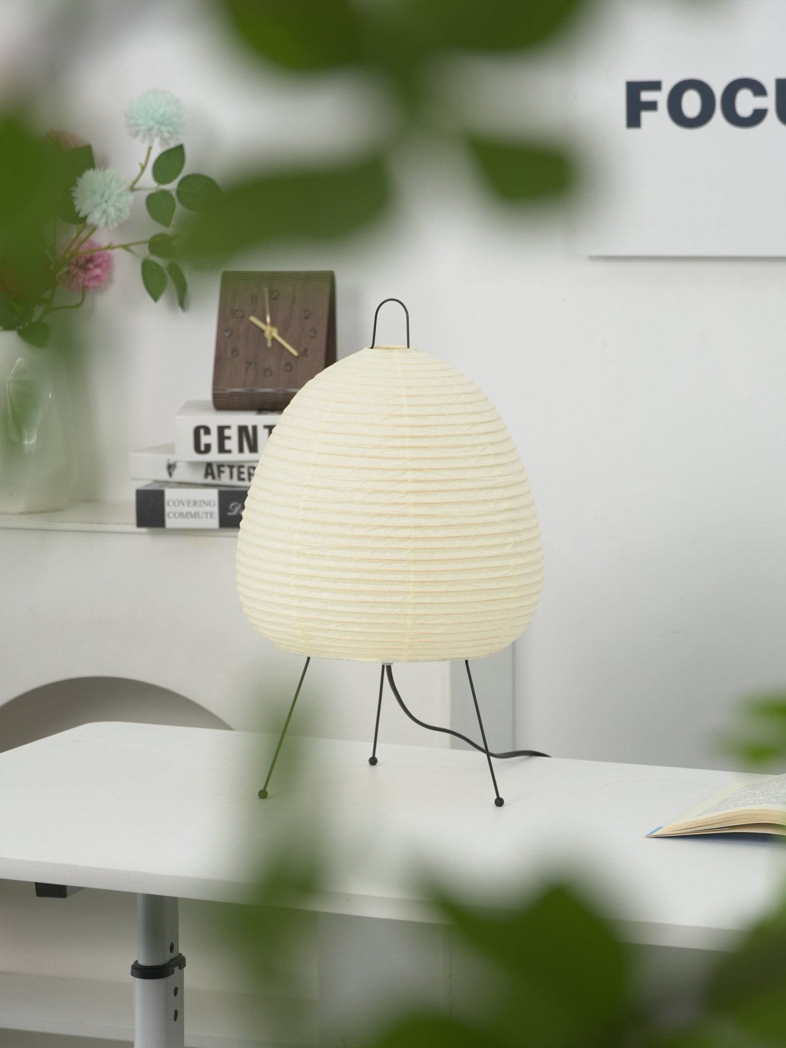 Shiori Glow Handmade Mulberry Paper Table Lamp Inspired By Japanese Lanterns
