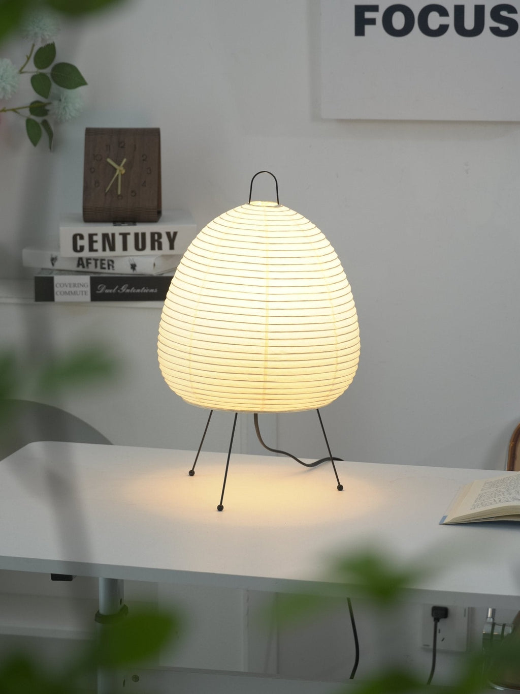 Shiori Glow Handmade Mulberry Paper Table Lamp Inspired By Japanese Lanterns