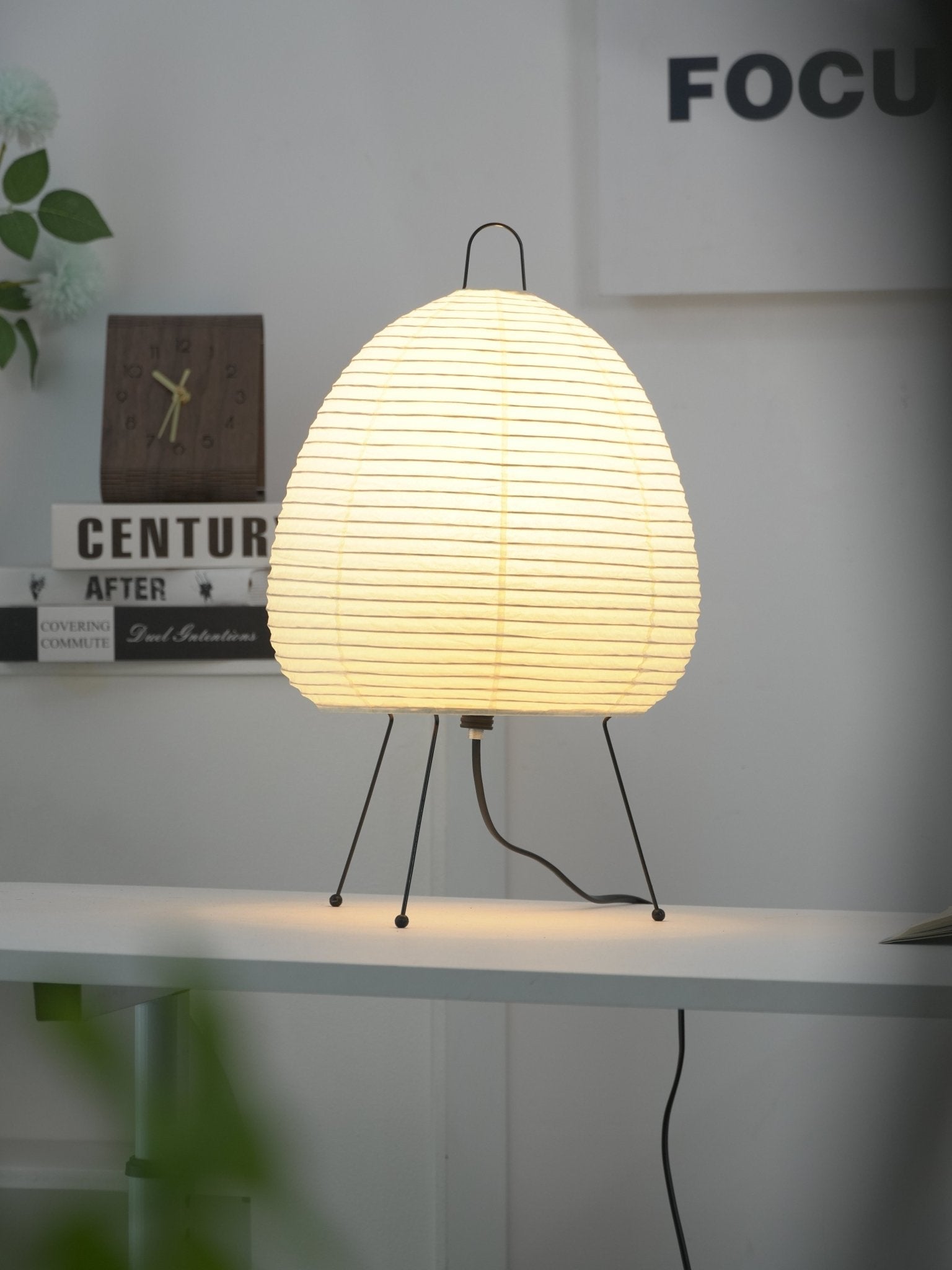 Shiori Glow Handmade Mulberry Paper Table Lamp Inspired By Japanese Lanterns