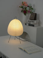 Shiori Glow Handmade Mulberry Paper Table Lamp Inspired By Japanese Lanterns
